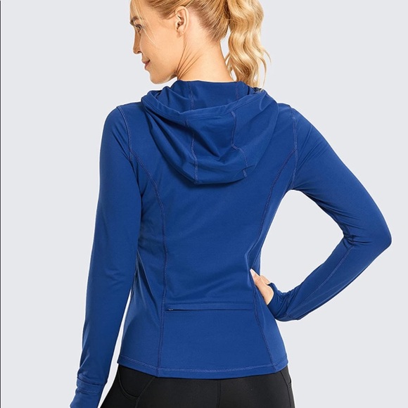 CRZ YOGA | Tops | Crz Yoga Full Zip Hoodie Jacket Sportswear Running Jacket  With Zip Pockets | Poshmark